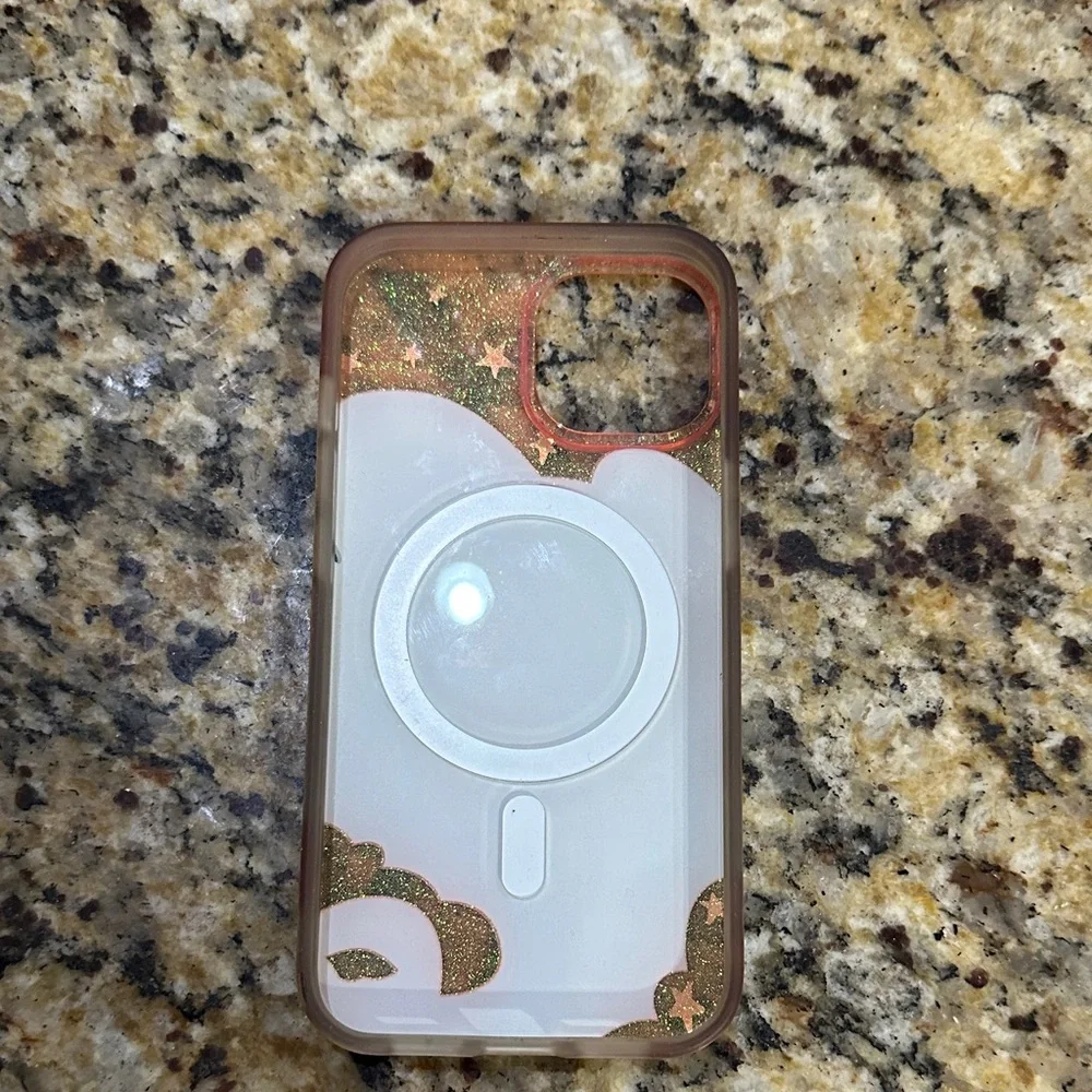 Sonix iPhone 14/13 Case - Glitter Rainbow Design with MagSafe.